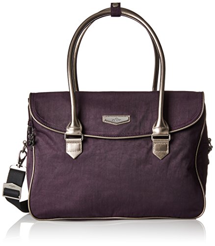 Sac superwork prune de Kipling pour femme en nylon super résistant avec compartiment laptop, 40 cm