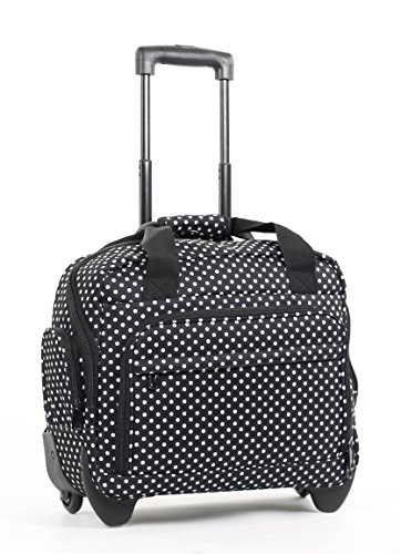 Cartable trolley prof motif petit pois