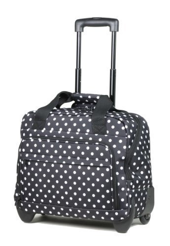 Cartable trolley prof motif pois