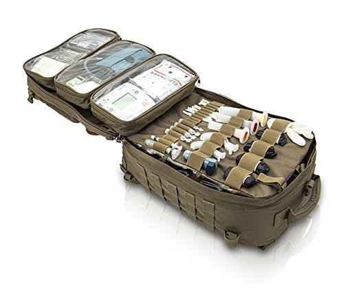 Compartimentation du sac à dos médical infirmier militaire