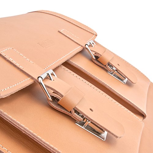 cartable cuir avec fermoirs tucks de qualité