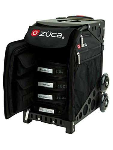Valise trolley maquillage pro hi tech avec intérieur bien compartimenté du beauty case Zuca