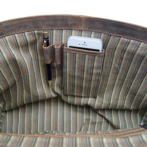 Sac messenger pour enseignant look vintage