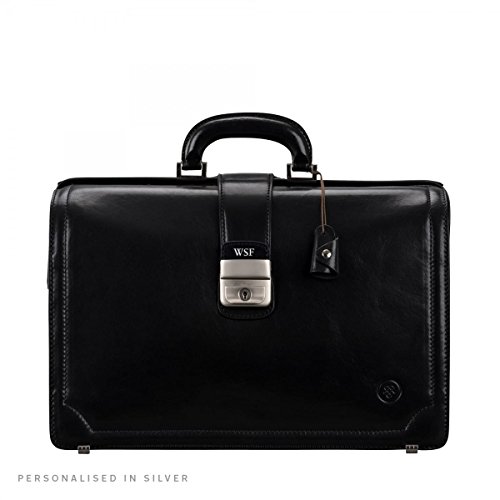 La sacoche cuir classique avocat Maxwell Scott noire