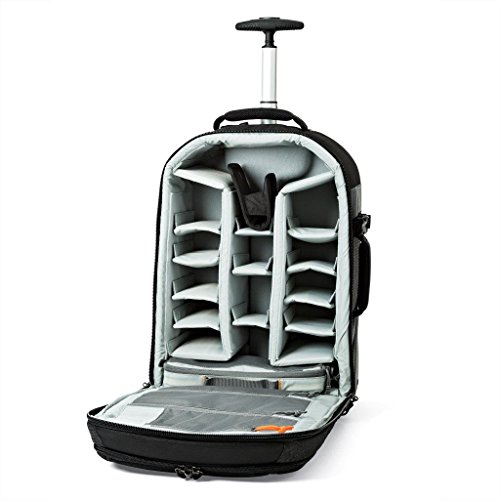 Valise Trolley pour appareil photo professionnelle convertible en sac à dos Lowepro